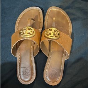 Tory Burch Benton sandals size 8. Great used condition